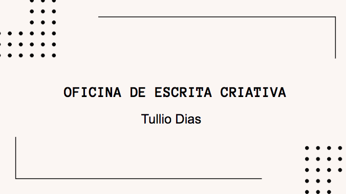 bloqueio criativo - oficina de escrita criativa