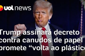 trump e os canudos