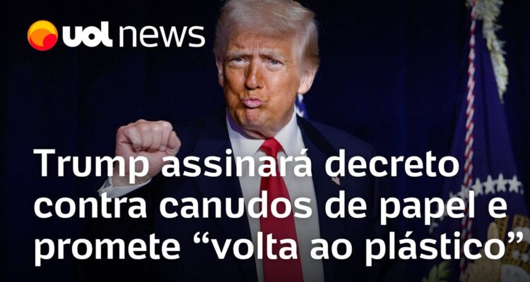 trump e os canudos