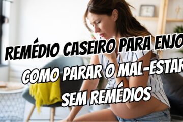 Remédio caseiro para enjoo