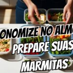 Almoço caro Como preparar marmitas para a semana em 2 horas