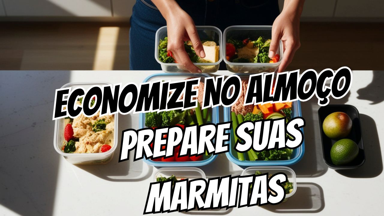 Almoço caro Como preparar marmitas para a semana em 2 horas