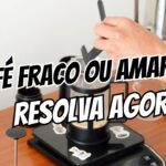 Café fraco ou amargo ajuste moagem e proporção sem equipamento caro