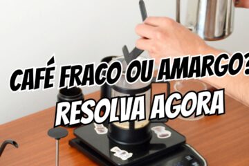 Café fraco ou amargo ajuste moagem e proporção sem equipamento caro