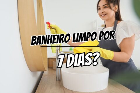 Banheiro limpo por 7 dias O segredo dos 5 minutos diários