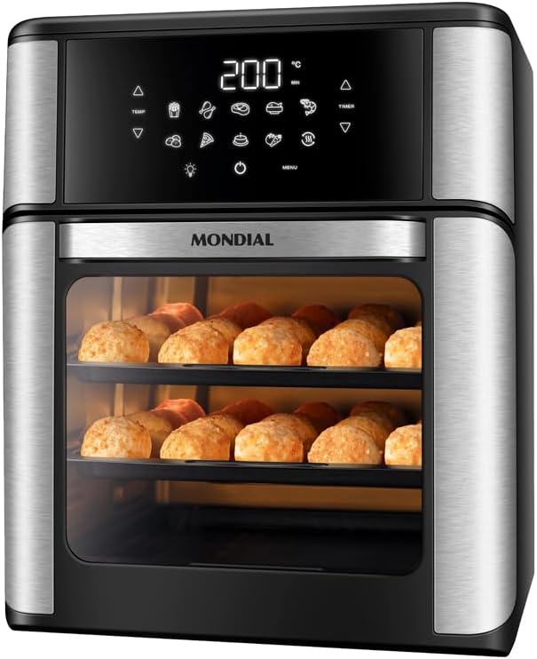 Mondial Air Fryer Forno Oven 12L - uma das melhores air fryers até 500 reais
